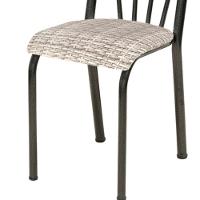 Cadeira Tubular America 021 Cromo Preto Assento Rattan Artef Rattan