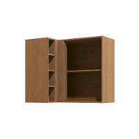 Armário Aéreo P- Cozinha Canto Reto Vibra T652 C- 1 Porta 98cm Canela-grafite Lacca - Kappesberg - 5