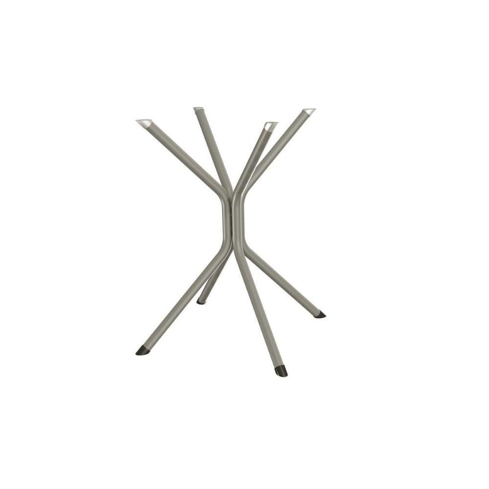 Base Mesa De Jantar Creta M088 Aço S- Tampo Niquel - Kappesberg - 1