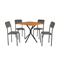 Base Mesa De Jantar Creta M088 Aço S- Tampo Niquel - Kappesberg - 5