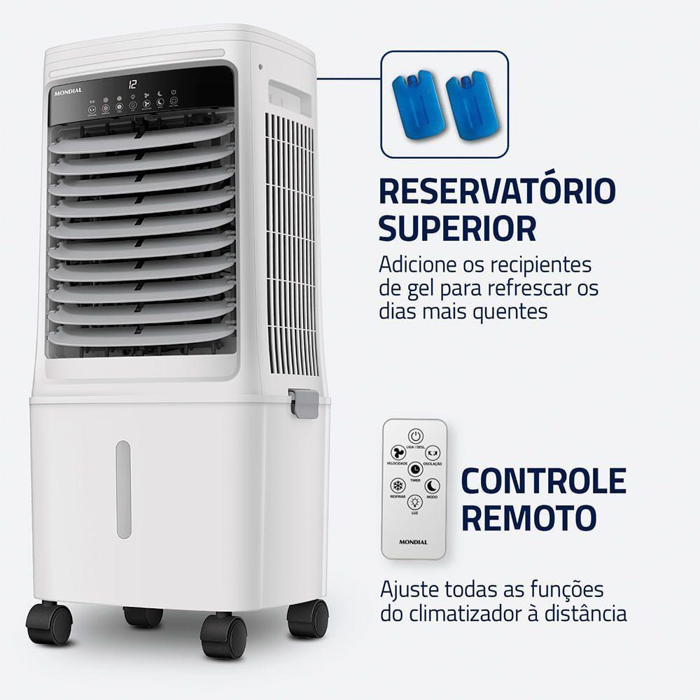 Climatizador Wind Turbo Mondial Branco 150W CL-25L 220V - 6