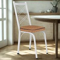 Cadeira Tubular Europa 143 Branco Assento Rattan Artef Rattan - 2