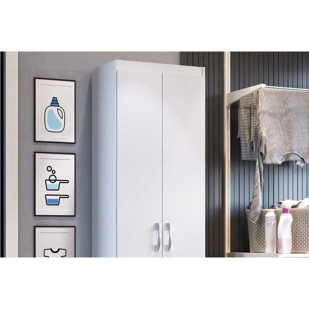 Armário Multiuso Lavanderia Ph 1711 C- 2 Portas Cedro - Herval - 4