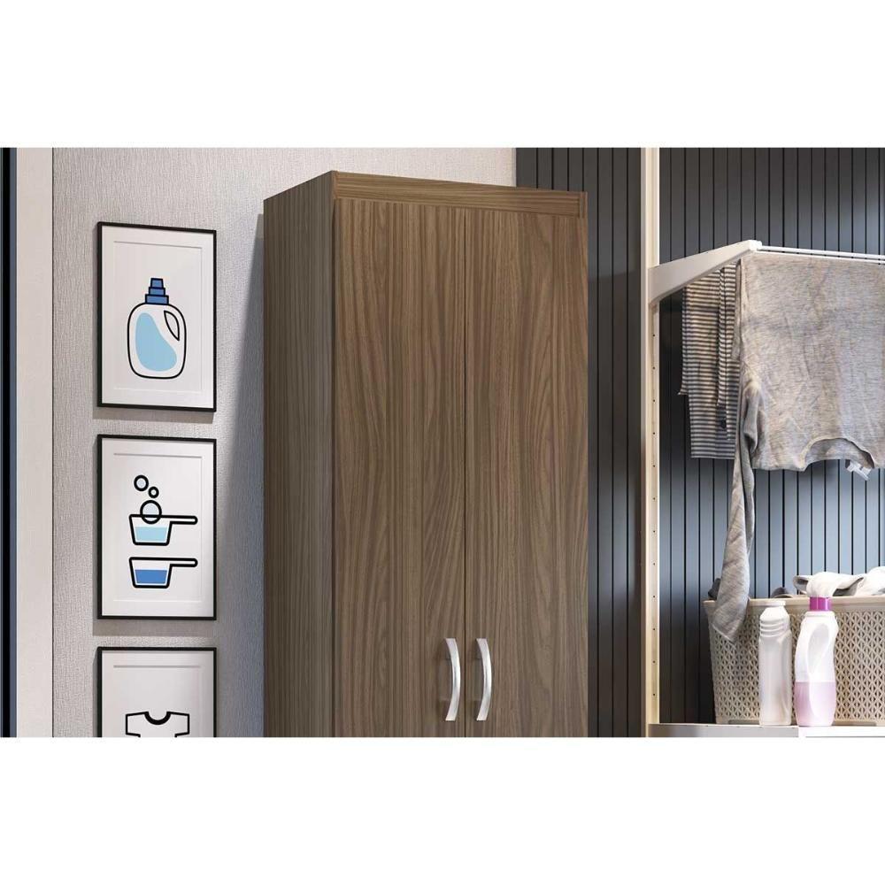 Armário Multiuso Lavanderia Ph 1711 C- 2 Portas Cedro - Herval - 5