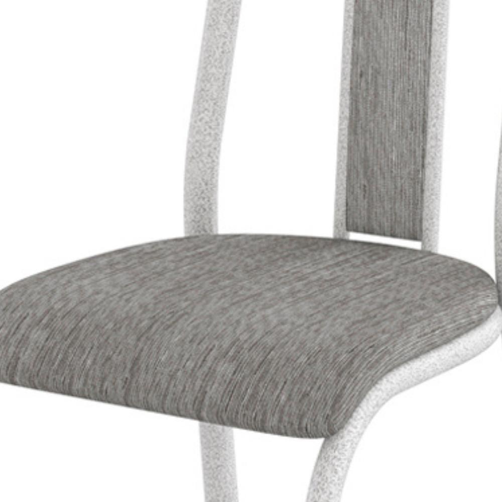 Cadeira Tubular America 058 Cromo Branco Assento Grafiato Artef Grafiato - 4