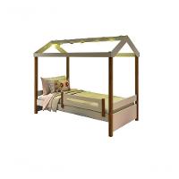 Cama Eliz Branco/Mel Com Cordão De Led - Divaloto - 3