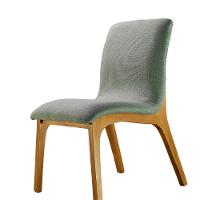 Conjunto 4 Cadeiras Concha Dubai Madeira Maciça E Tecido Mel-verde - 5