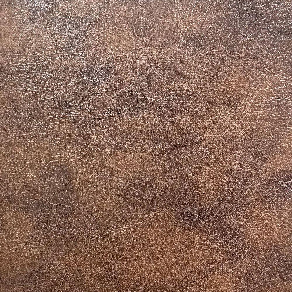 Cadeira Aura Estofada Estrutura Em Madeira Maciça Courino Marrom Conforto Para Sala De Jantar Mobília Decor - 8