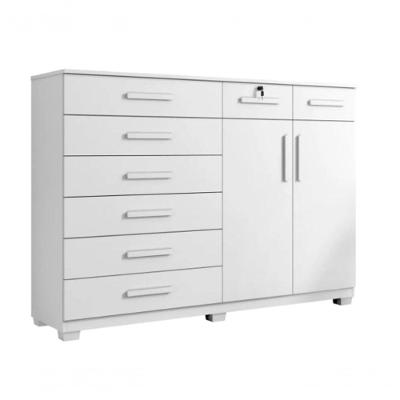 Cômoda 8 Gavetas 2 Portas New Triunfo Benetil Móveis - Branco