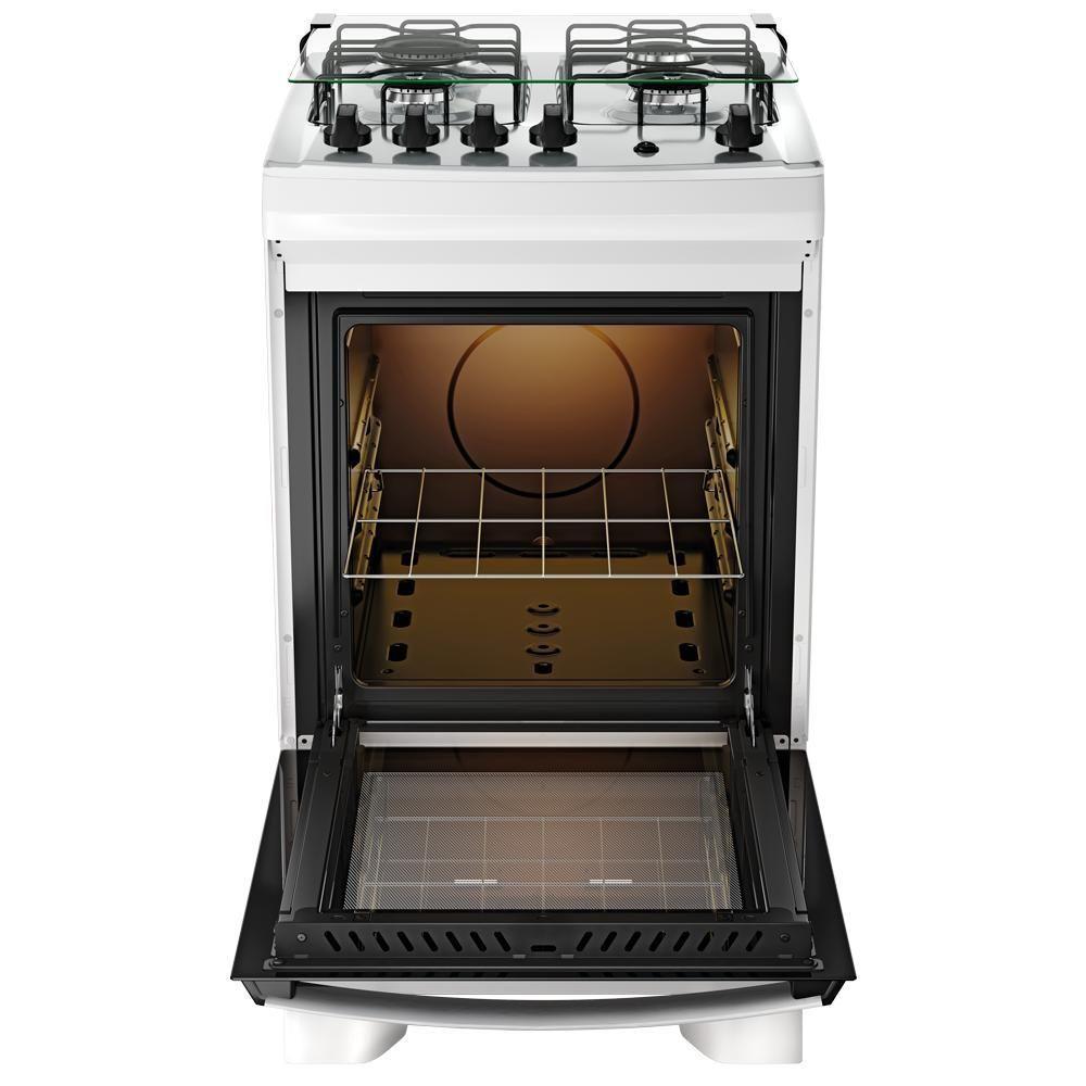 Fogão 4 Bocas Branco Com Mesa Inox Dako Novo Supreme Bivolt - 14