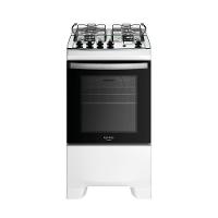 Fogão 4 Bocas Branco Com Mesa Inox Dako Novo Supreme Bivolt