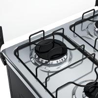 Fogão 4 Bocas Branco Com Mesa Inox Dako Novo Supreme Bivolt - 13