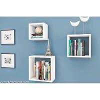 Cubo Decorativo Sala Estar Nicho Triplo Am 3078 Rustico - Movelbento - 5