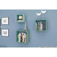 Cubo Decorativo Sala Estar Nicho Triplo Am 3078 Rustico - Movelbento - 7