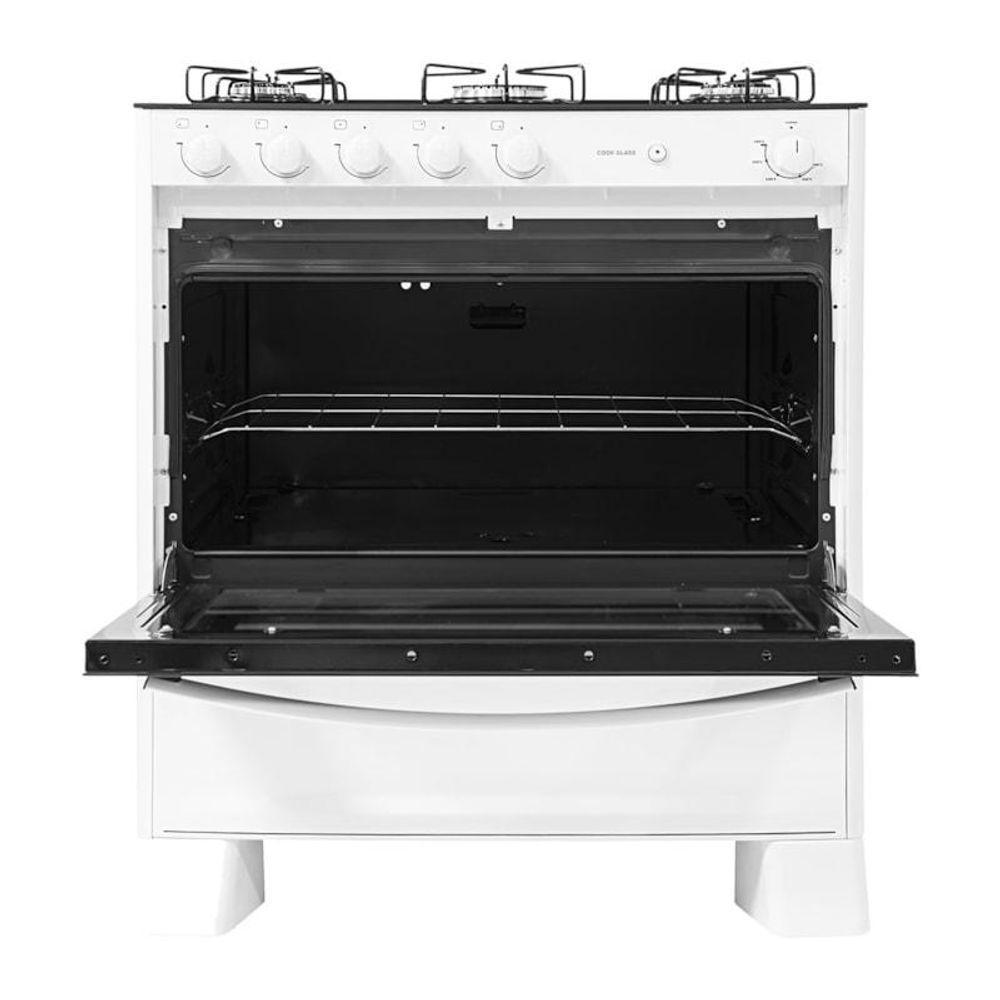 Fogão Cook Glass 5 Queimadores Branco Bivolt Fgvcg510br Suggar Bivolt - 4