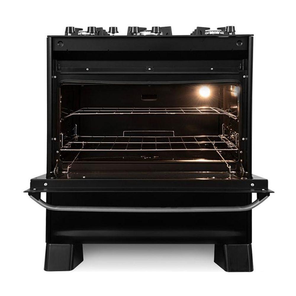 Fogão Best Glass 5 Queimadores Preto Bivolt Fgvbg510pt Suggar Bivolt - 7