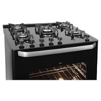 Fogão Best Glass 5 Queimadores Preto Bivolt Fgvbg510pt Suggar Bivolt