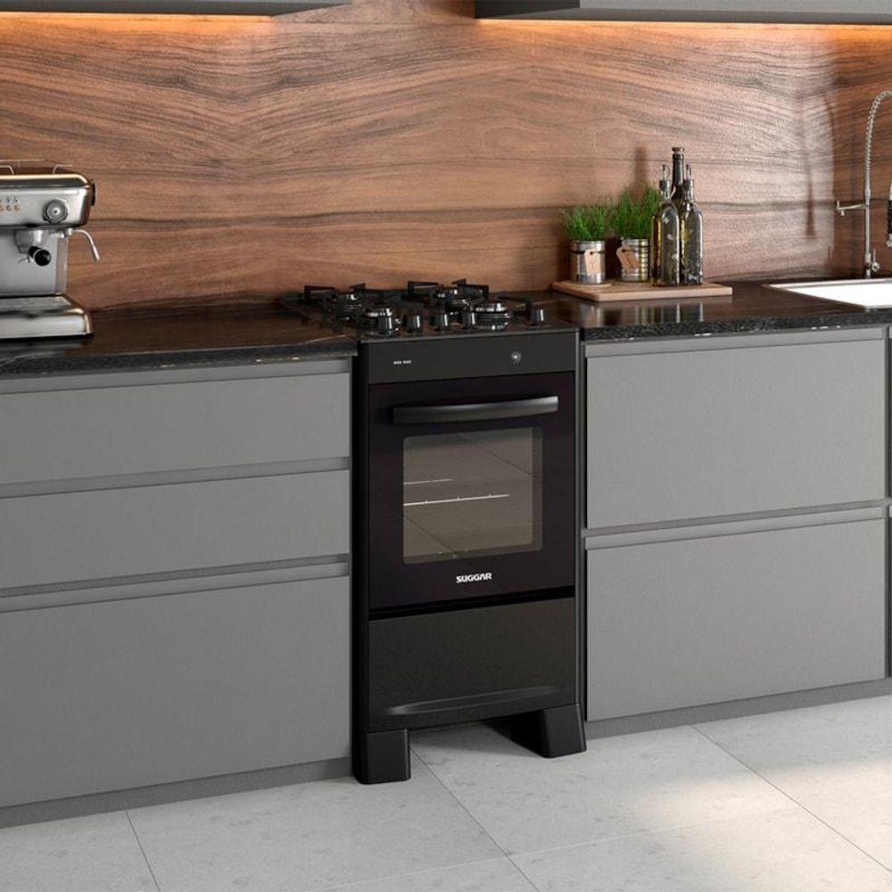 Fogão De Piso Neo Max 4 Queimadores Fgv403pt Bivolt - 2