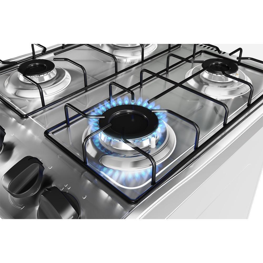 Fogão Mueller 4 Bocas Com Mesa Inox E Acendimento Automático Total Branco Mfi4bf Bivolt - 7