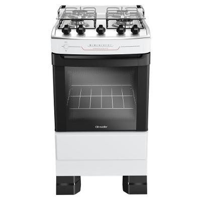 Fogão Mueller 4 Bocas Com Mesa Inox E Acendimento Automático Total Branco Mfi4bf Bivolt