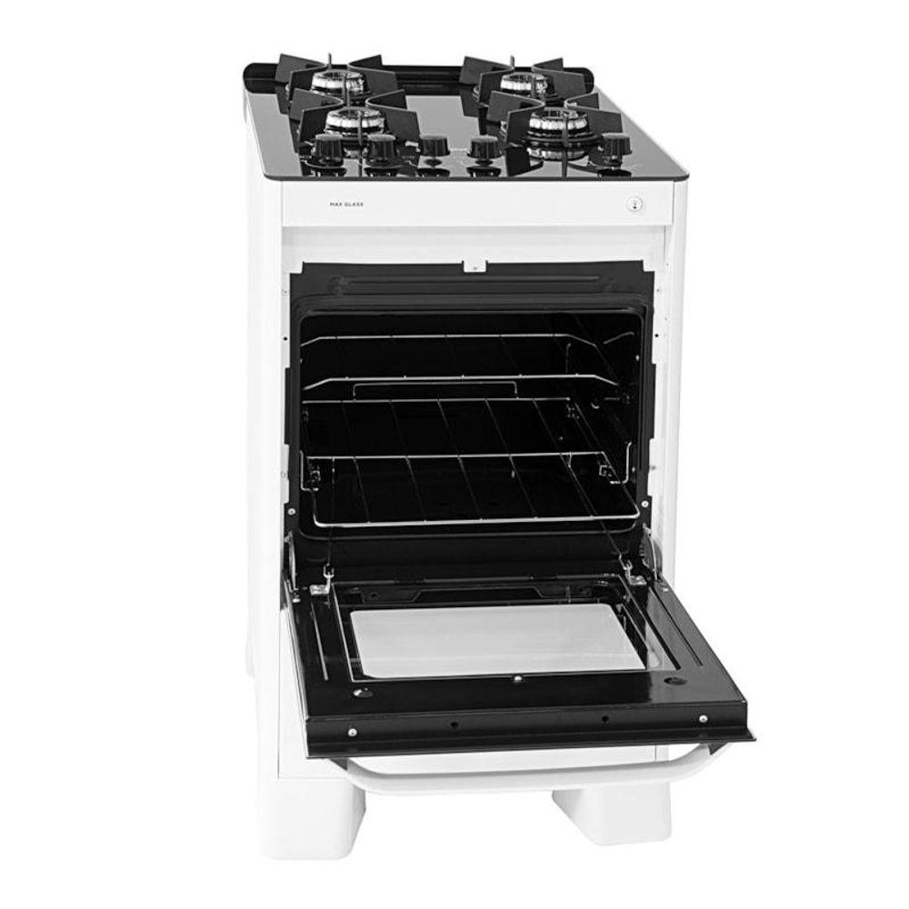 Fogão Max Glass 4 Queimadores Branco Bivolt Fgvmg410br Suggar Bivolt - 5