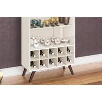 Cristaleira Sala Jantar Rt 3150 C- 2 Portas De Vidro 80cm Off White - Movelbento - 3