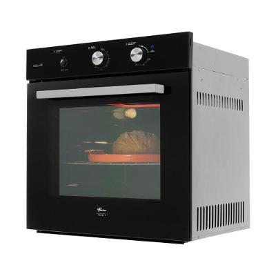 Forno a Gás de Embutir Fischer Infinity 78L com Grill e Luz Interna Preto 110V