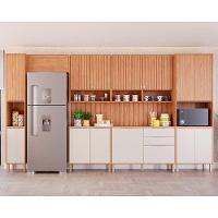 Cozinha Modulada Mgm Divina 9 Peças (3aéreos+2balcões+2paneleiros+2complementos) Cz010 Freijo-off White-mgm - 1