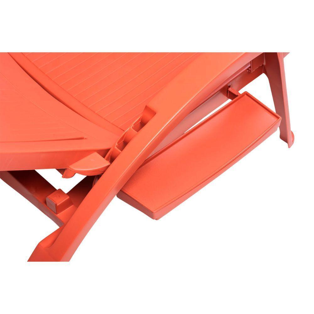 Espreguiçadeira Sole Reclinável Branca Em Polipropileno Com Proteção Uv Pisani - 4