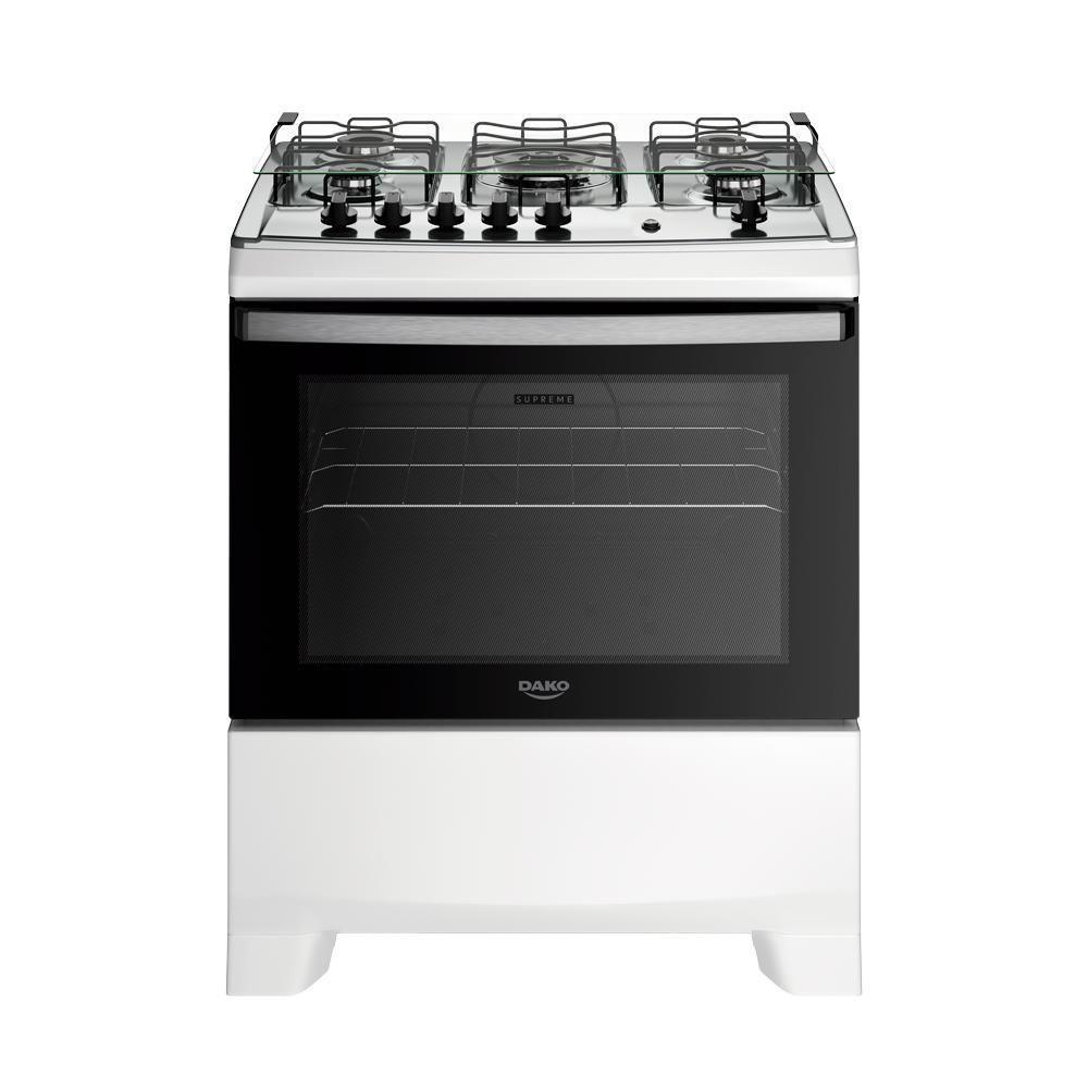 Fogão 5 Bocas Dako Com Mesa Inox Supreme Tripla Chama Bivolt - 1