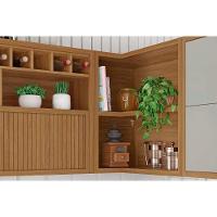 Cozinha Modulada Nesher Imperatriz 6 Peças (3aéreos+2balcões+1paneleiro) C6p85 Freijo-off White-nesher - 6