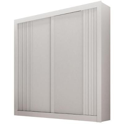 Guarda Roupa Milano Branco 2 Portas 2 Gavetas Leifer Móveis