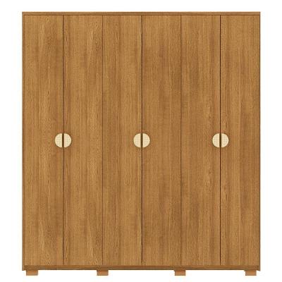 Guarda Roupa Casal 6p 4g Nor 203 Cm 10109 Nature Vlr Nature