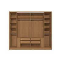 Guarda Roupa Casal 6 Portas E 4 Gavetas T581 Canela - Kappesberg - 6