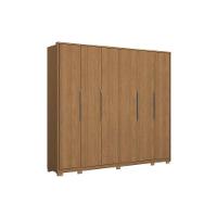 Guarda Roupa Casal 6 Portas E 4 Gavetas C- Pés Cb03t581 Canela - Kappesberg - 2