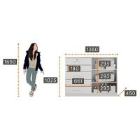 Guarda Roupa Casal Palazzo Com Espelho E Cômoda Seul Neve - Novo Horizonte - 8