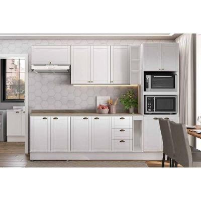 Cozinha Completa Bella 8 Peças (2aéreos+2balcões+1torrequente+3complementos) C8p28 Branco - Carraro