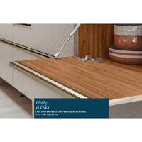 Cozinha Completa Proença 6 Peças (2aéreos+2balcões+1paneleiro+1cristaleira) C6p105 Nogueira Touch-nude Prime - Demóbile - 7