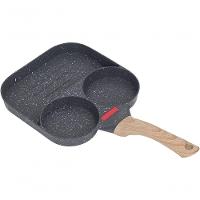 Frigideira 3 Em 1 Antiaderente P- Ovo, Panqueca E Hambúrguer Ideal P- Fogão De Cerâmica - 1