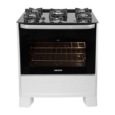 Fogão Best Glass 5 Queimadores Branco FGVBG510BR Suggar Bivolt