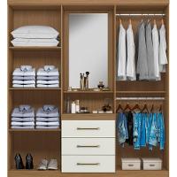 Guarda Roupa Casal Capela 4 Portas 164 Cm Paris Atacama Off White Armoveis Atacama Off White - 3