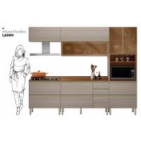 Cozinha Completa Proença 5 Peças (2aéreos+2balcões+1torrequente) C5p127 Nogueira-carbono Prime Tx - Demóbile - 10