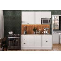 Cozinha Completa Bella 4 Peças (2aéreos+2balcões) C4p225 Branco - Carraro - 1