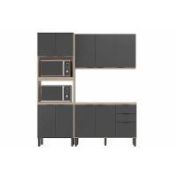 Cozinha Completa Firenze 3 Peças (1balcão+1aéreo+1paneleiro) C3p49 Amendola-nude Prime Tx - Demóbile - 8