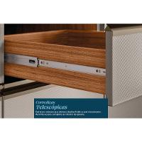 Cozinha Completa Proença 6 Peças (2aéreos+2balcões+1paneleiro+1cristaleira) C6p98 Nogueira-carbono Prime Tx - Demóbile - 5