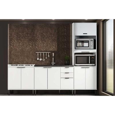 Cozinha Completa Alpha 3 Peças (2balcões+1torrequente) C3p38 Branco - Carraro