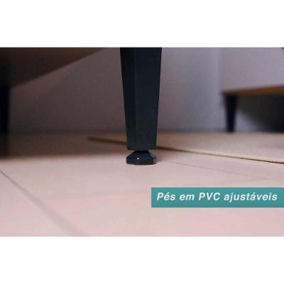 Cozinha Completa Alpha 8 Portas 2 Gavetas MDF 120cm Branco com Torre Quente
