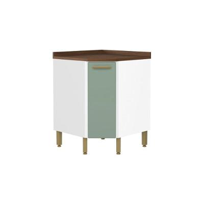 Gabinete De Cozinha Modulado Bella Canto C- 1 Porta Verde - Bertolini