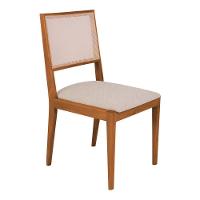 Conjunto Com 8 Cadeiras De Jantar Suellen Em Madeira E Mdf Cerejeira Linho Bege - 6