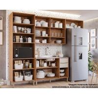 Cozinha Modulada Mgm Divina 4 Peças (2aéreos+1balcão+1paneleiro) S-pia Cz003 Freijo-off White-mgm - 3